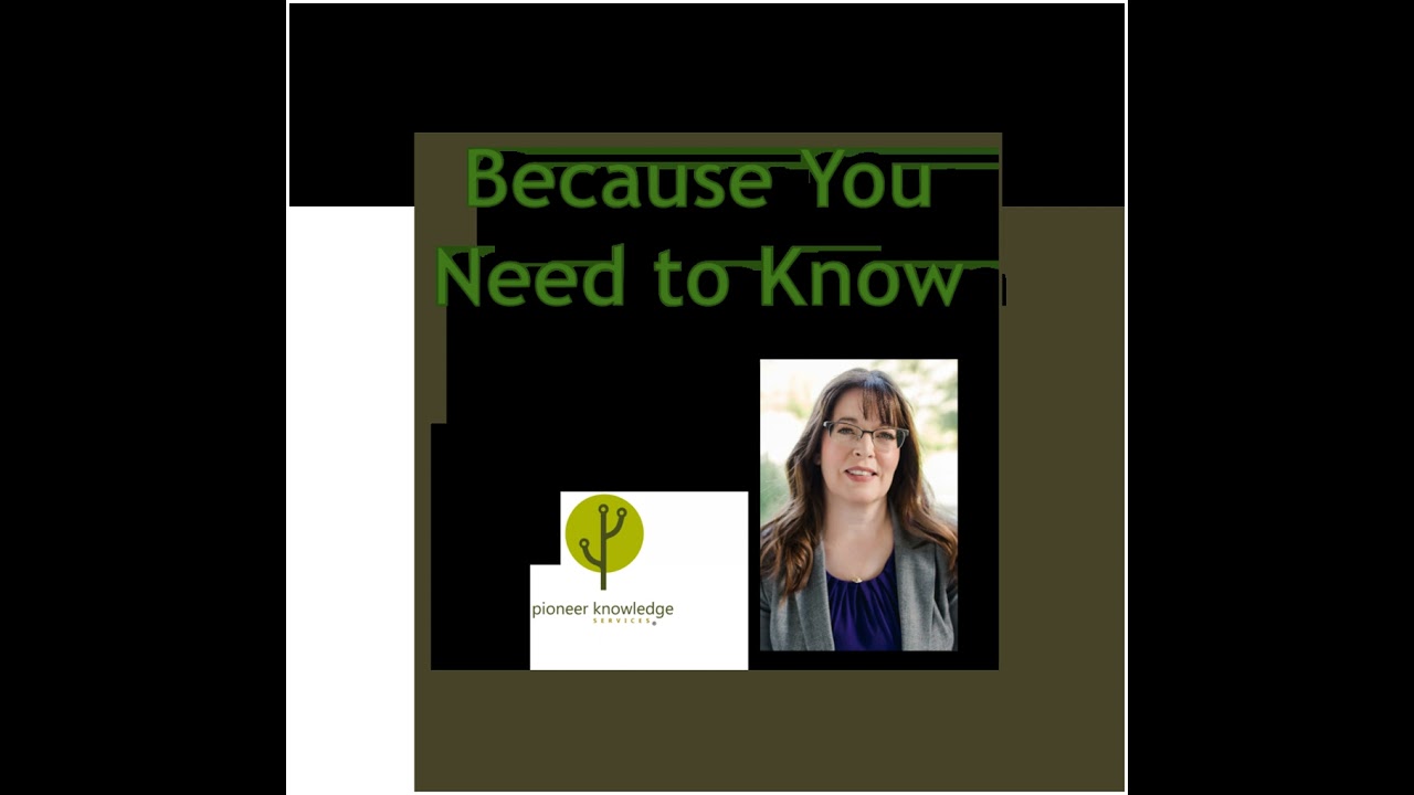 Knowledge Responsibility: The Organization That Expects You to Own That with Dr. Cindy J. Young