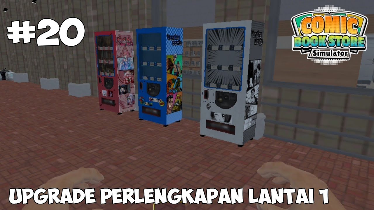 UPGRADE! Perlengkapan Lantai 1 Jadi Makin Keren - Comic Store Simulator Indonesia Part 20