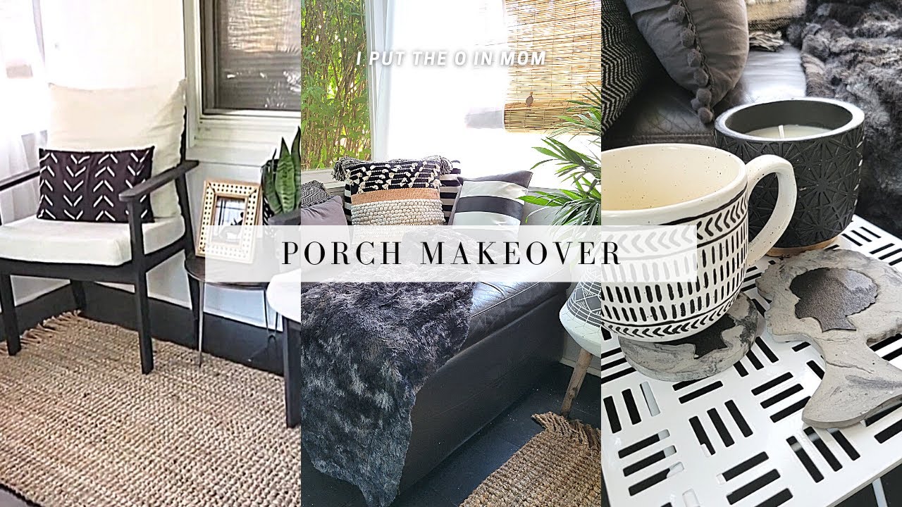 PATIO/PORCH MAKEOVER | AFRO BOHO DECOR | QUICK DIY