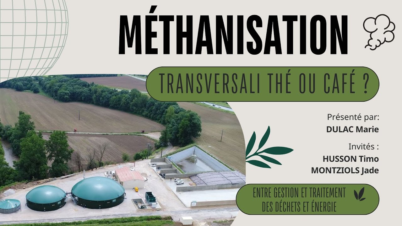 La Méthanisation - Transversali'Thé ou Café