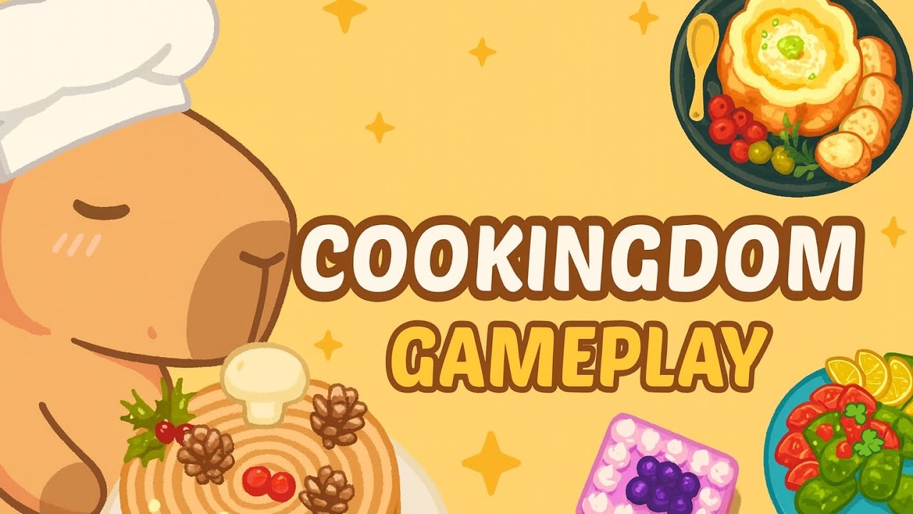 🥧COOKINGDOM gameplay Exciting  mobile gameplay | GameVillage 🌮✨