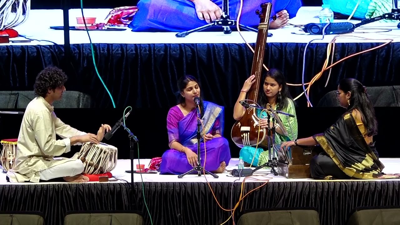 Aashna Jain performing at the 1st Sangeet Samrat Alladiyakhan Yuva Music Samaroh 2025 