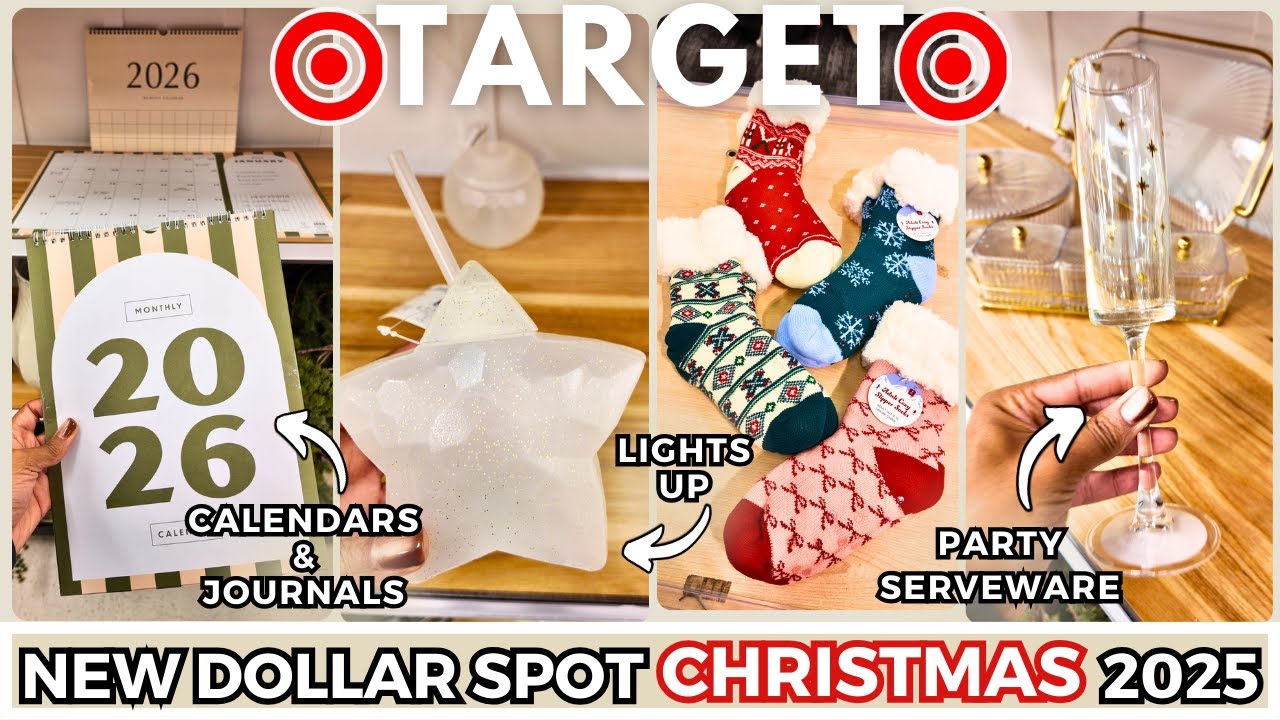 ✨Рождественские находки Target Dollar Spot + новинки для вечеринки в канун Нового года 2026 | Пок...