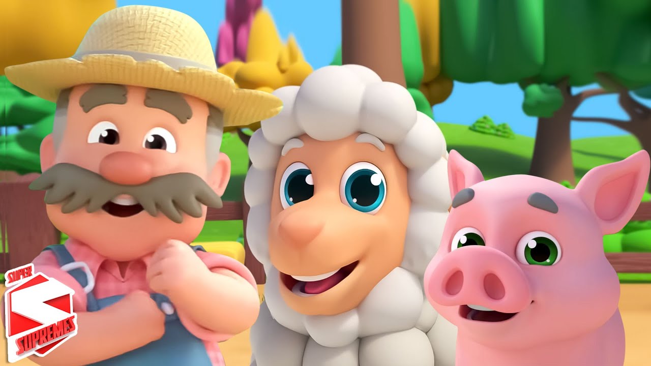 Fermier Dans le Dell Chanson | Super Supremes Française Comptines bébé
