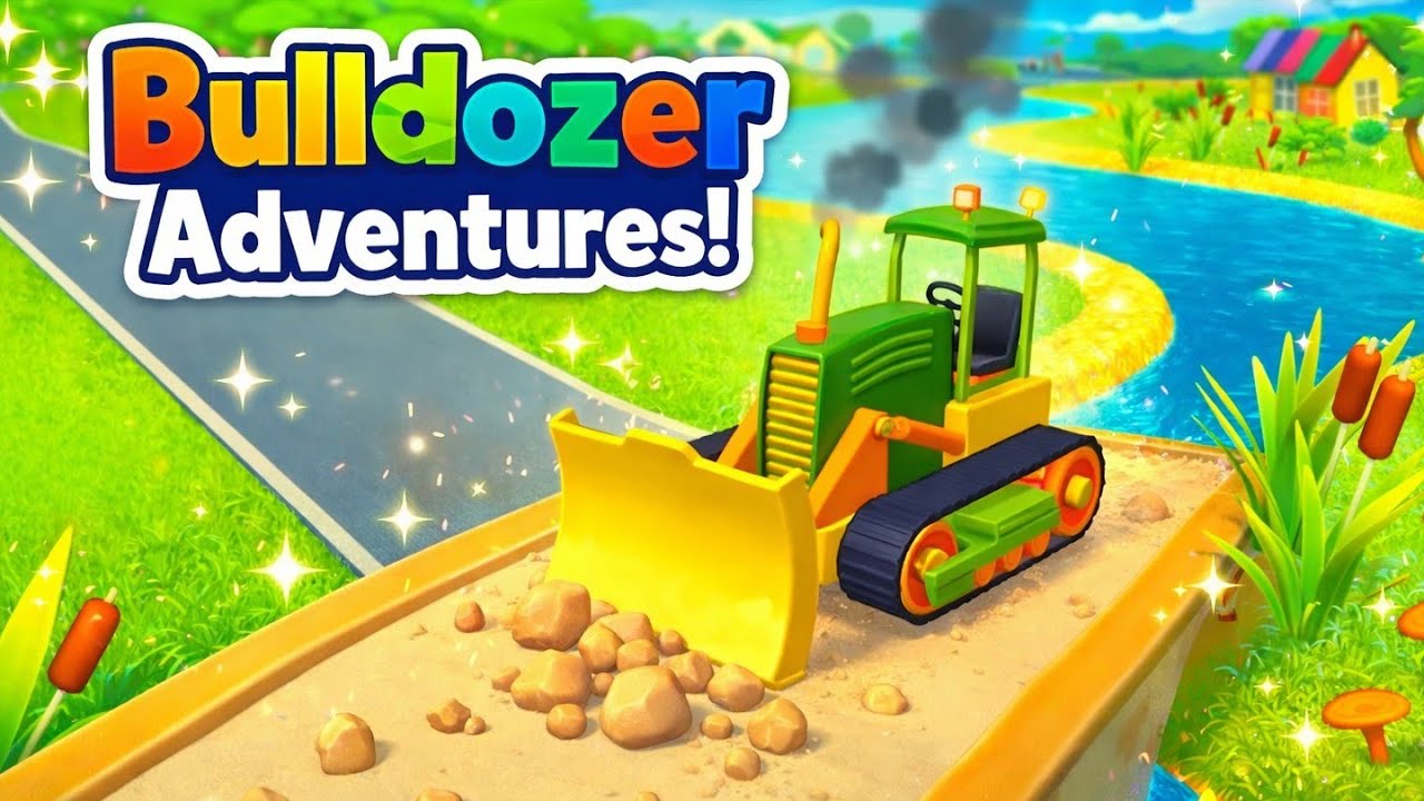Bull Dozer vs Giant Rocks 😯 | LEO Truck #kids #kidsvideo #kidsfun #kidscartoon 