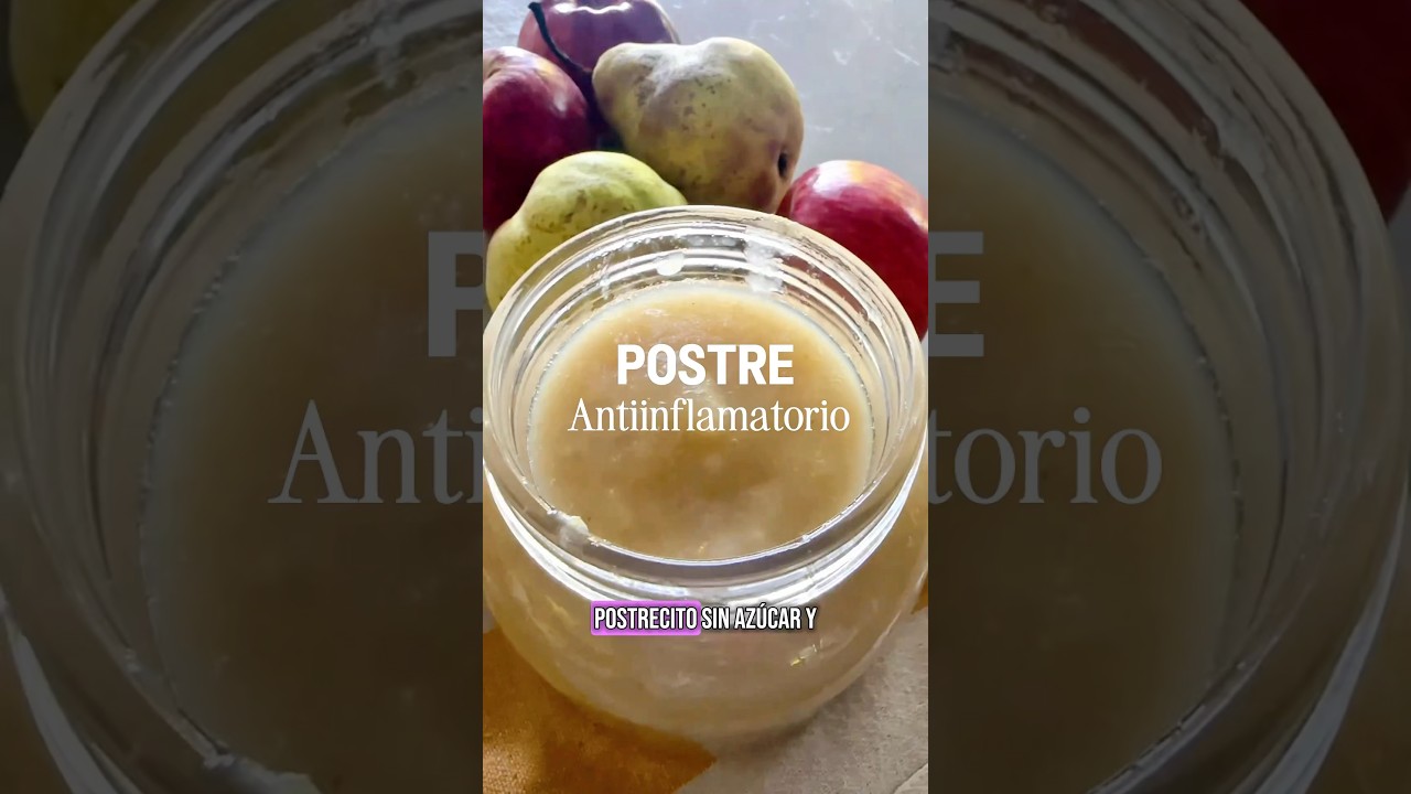 Postre sin azúcar y antiinflamatorio
