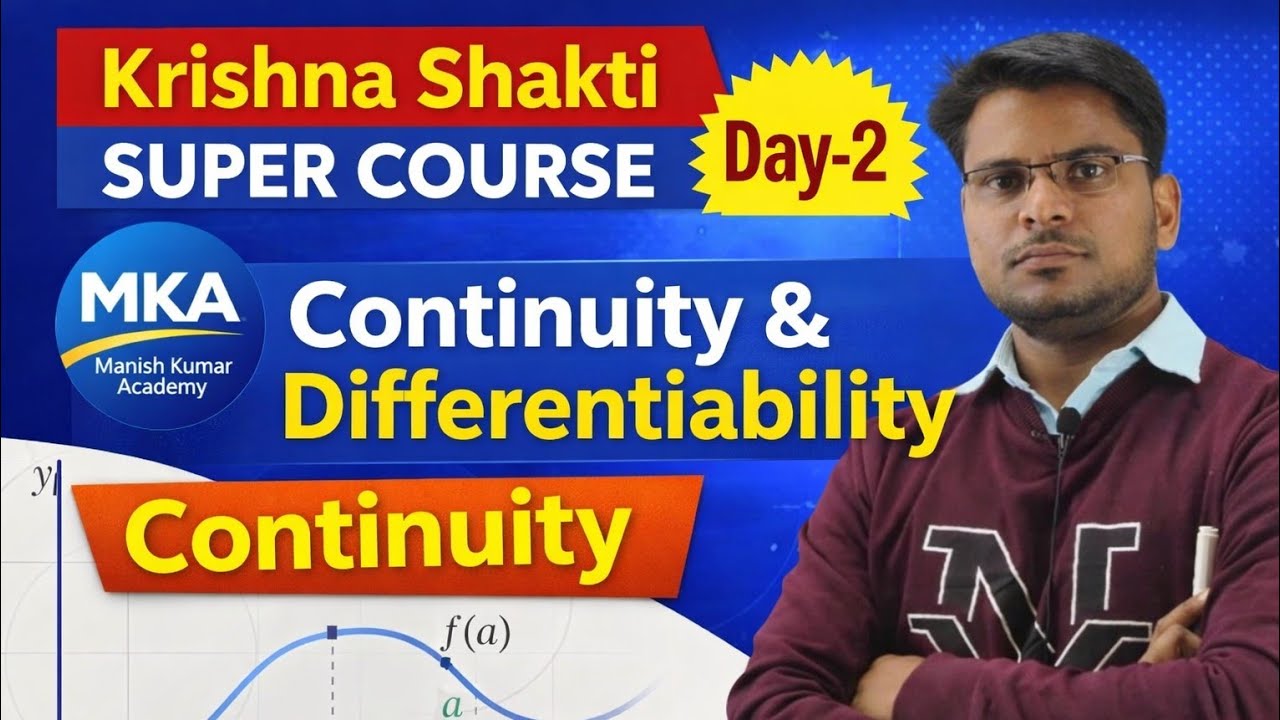 👉 Continuity One Shot 🔥 | Full Concept Clear in 60 Minutes | Day-2 Class 12 Maths