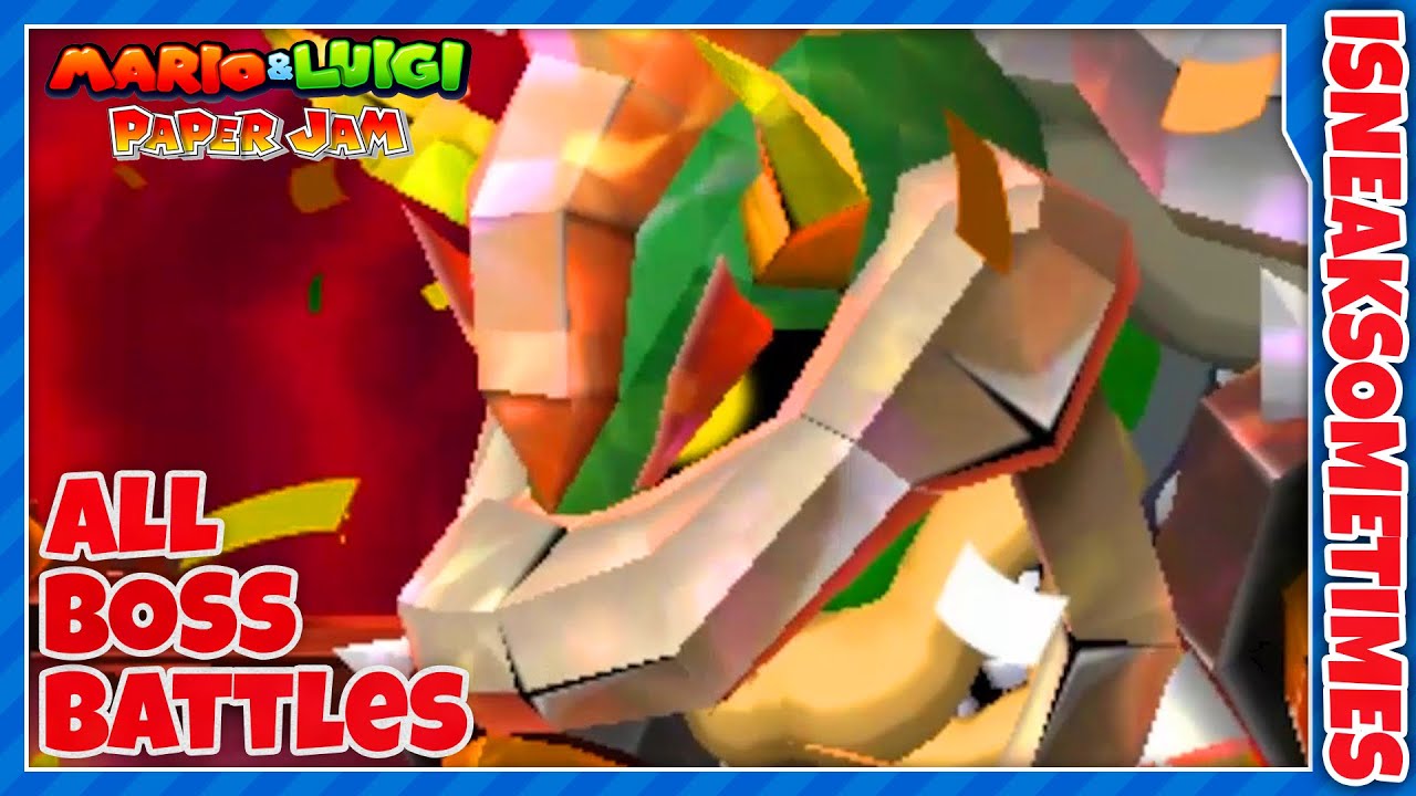 Mario & Luigi: Paper Jam - All Boss Battles