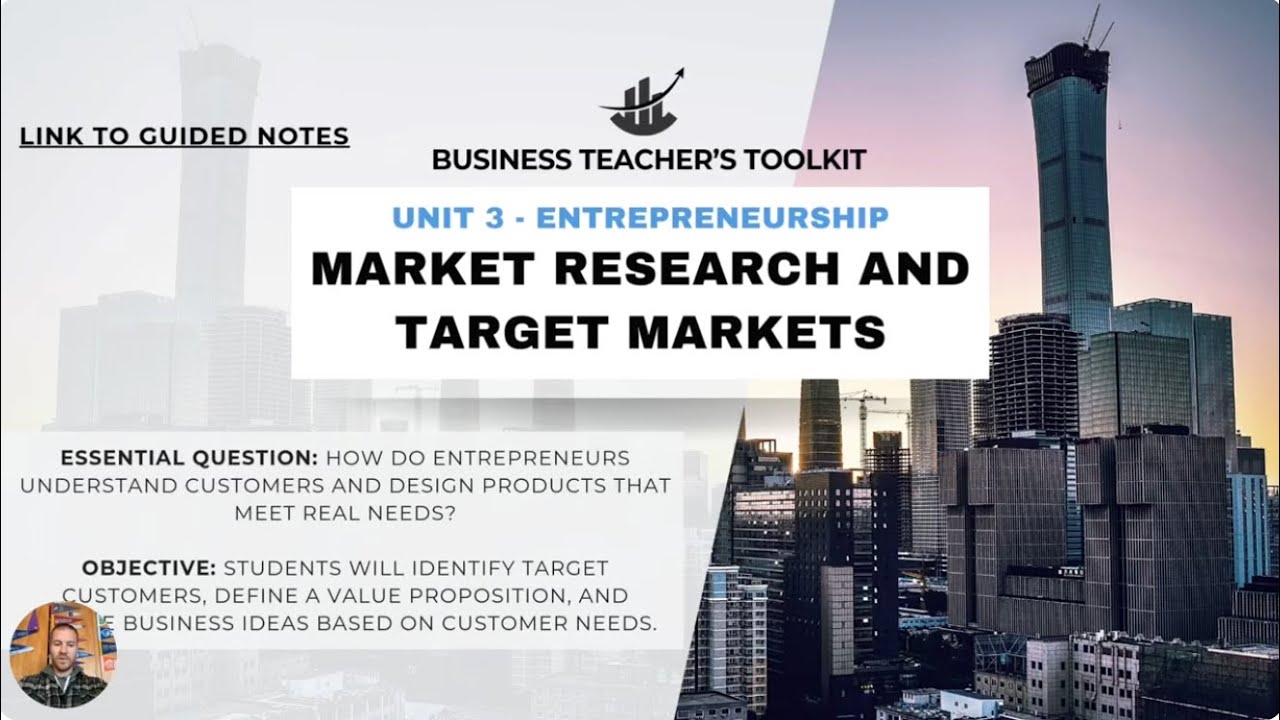 Unit 3 - Market Research and Target Markets - Entrepreneurship
