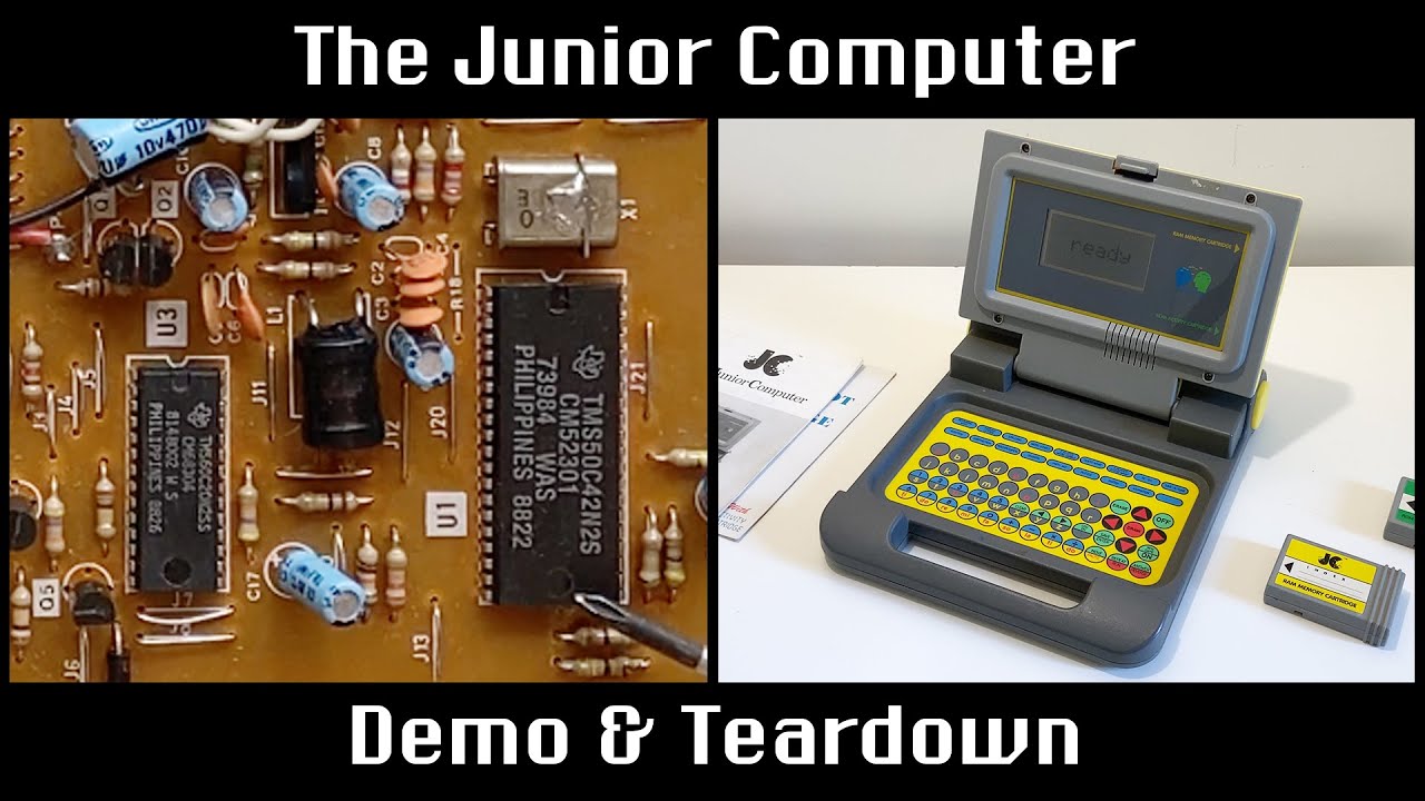 The Junior Computer! Full Demo and Teardown. (1988 Kids Computer by Team Concepts, Hartung)