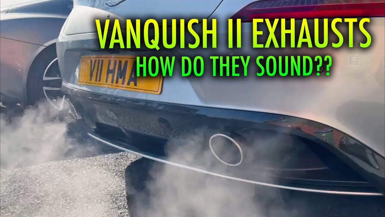 Vanquish ii exhaust options and sound levels QOTW #97