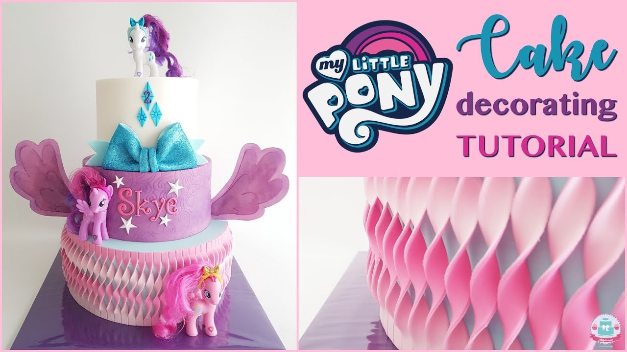 MY LITTLE PONY CAKE DECORATING TUTORIAL | Abbyliciousz The Cake Boutique