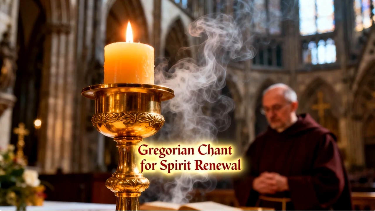Gregorian Chant for Healing Sleep and Spiritual Serenity | Benedictine Ambience and Holy Reflection