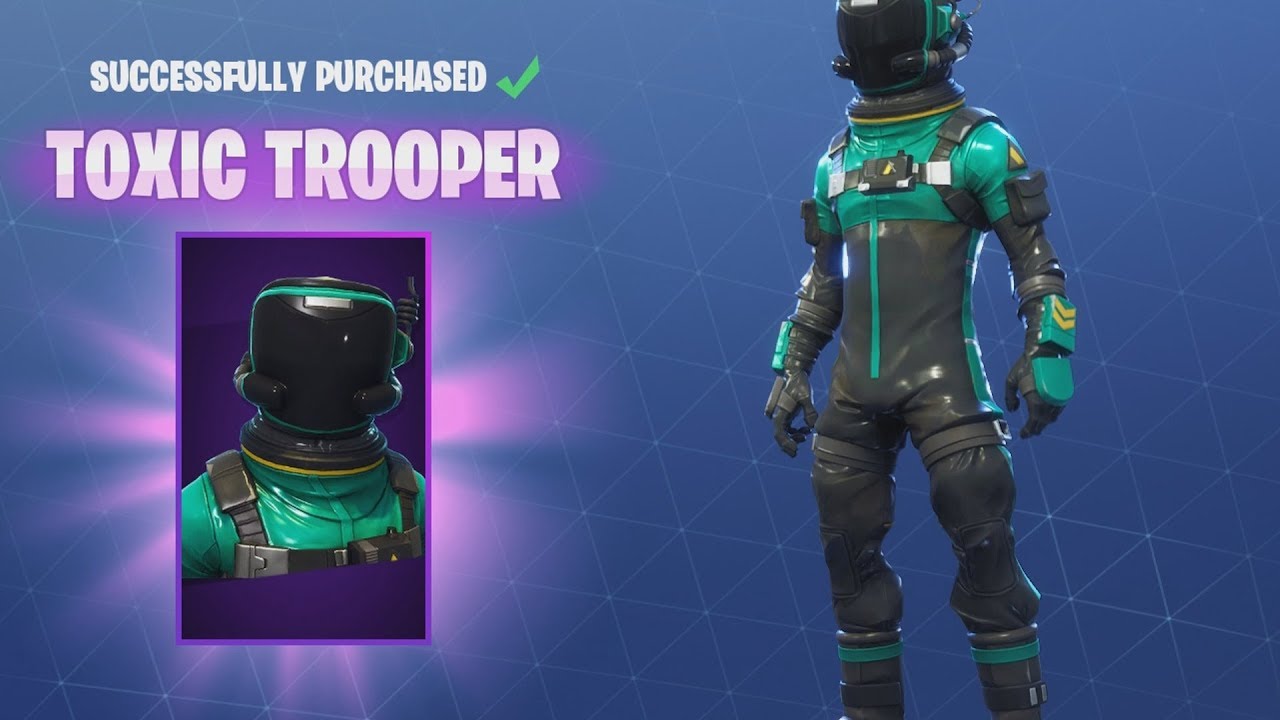 Buying Toxic Trooper Outfit And Being Toxic In FORTNITE