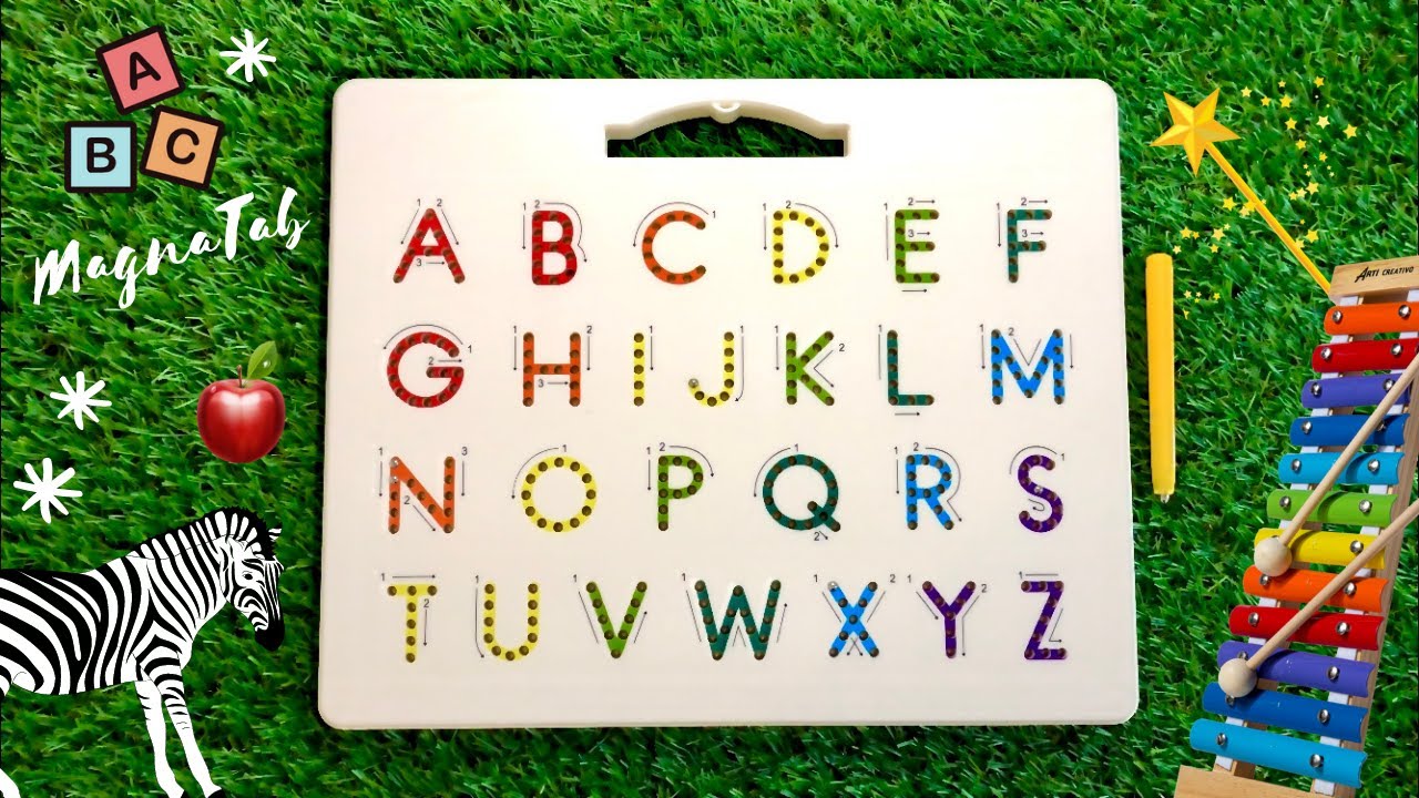 Learn to write ABC's with MAGNATAB