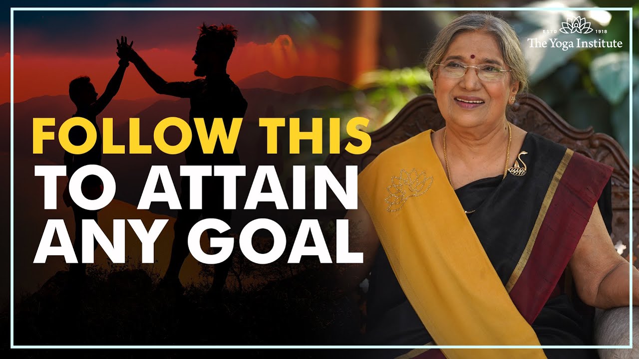 You can achieve any goal in 3 steps | Dr. Hansaji Yogendra