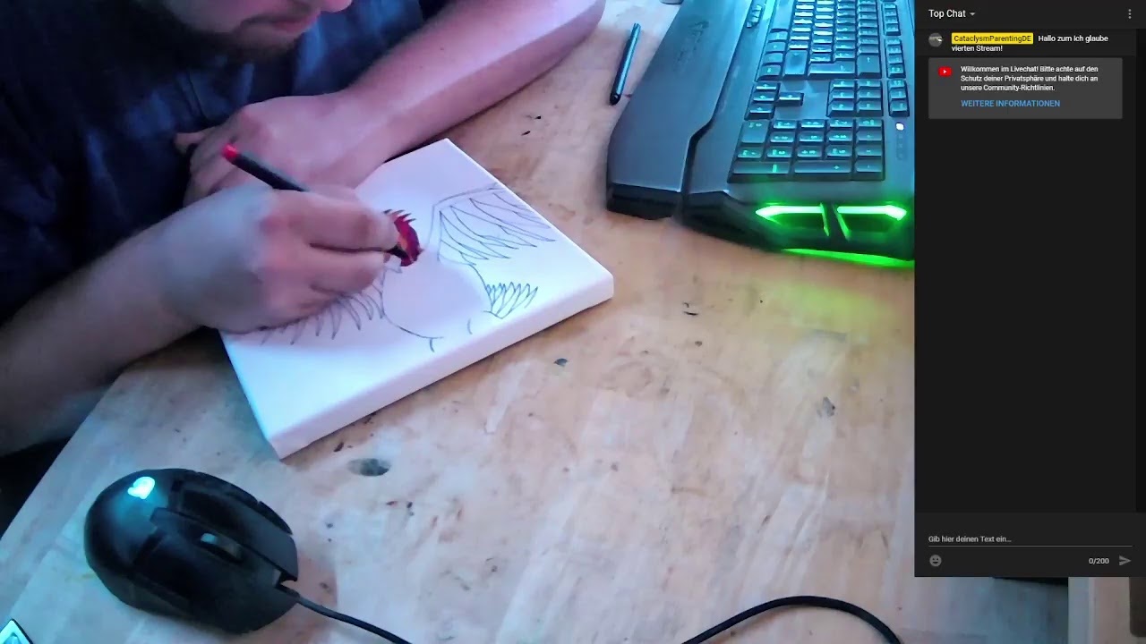 Einfach entspannen, quatschen und malen