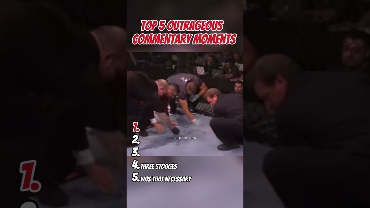 The most outrageous UFC commentary moments