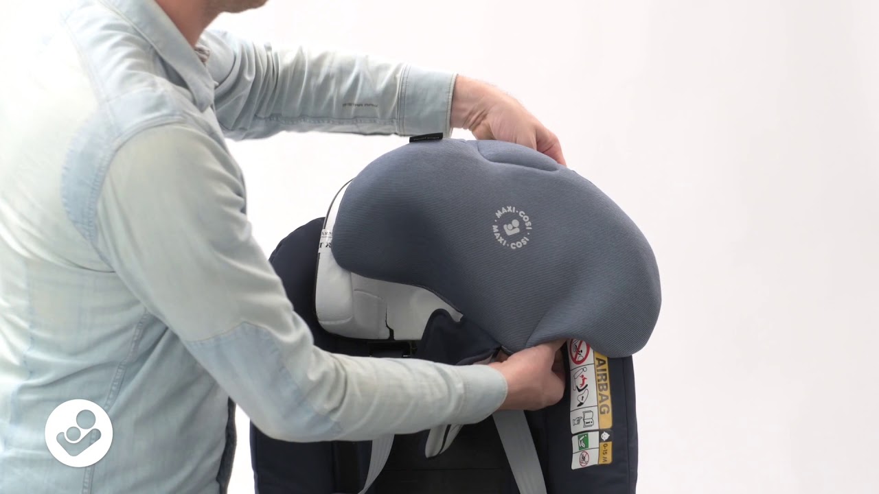 Maxi-Cosi l Pearl Smart i-Size car seat l How to remove and replace the cover