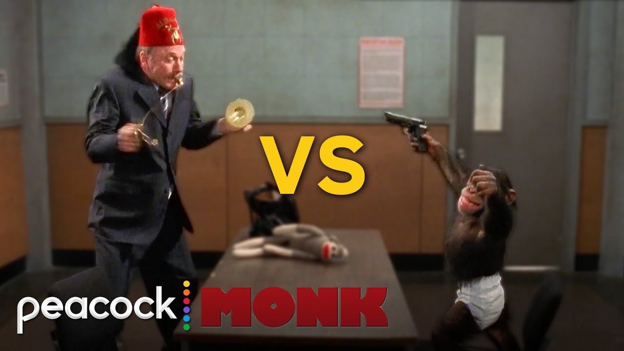 Stottlemeyer VS The Criminal Chimp | Monk