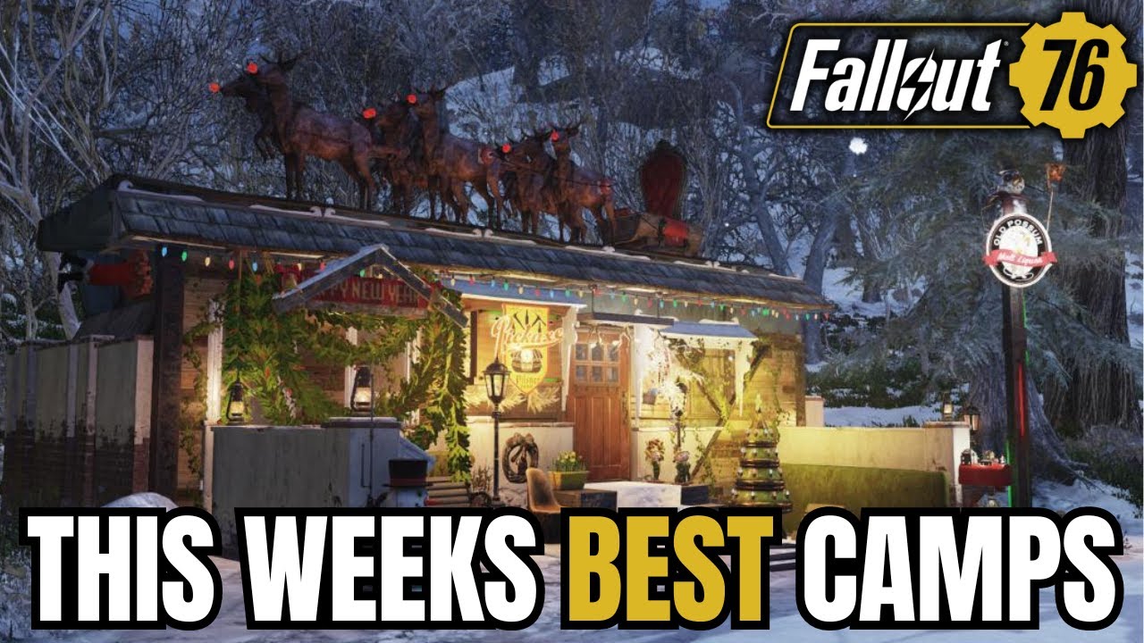 Потрясающие рождественские постройки этой недели! | Fallout 76: 5 лучших лагерей