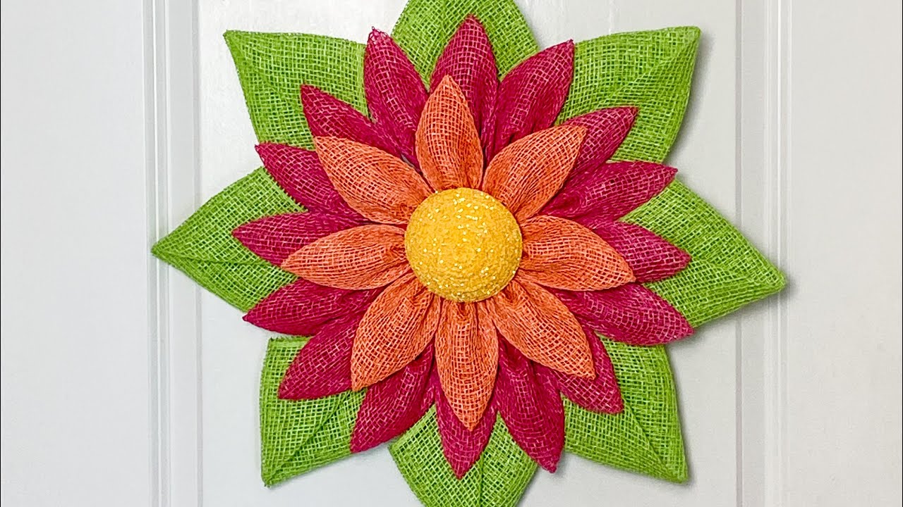 How to Make a Summer Flower Wreath - DIY Wreath Tutorial - UITC Board - Carrie's Wreath Creations