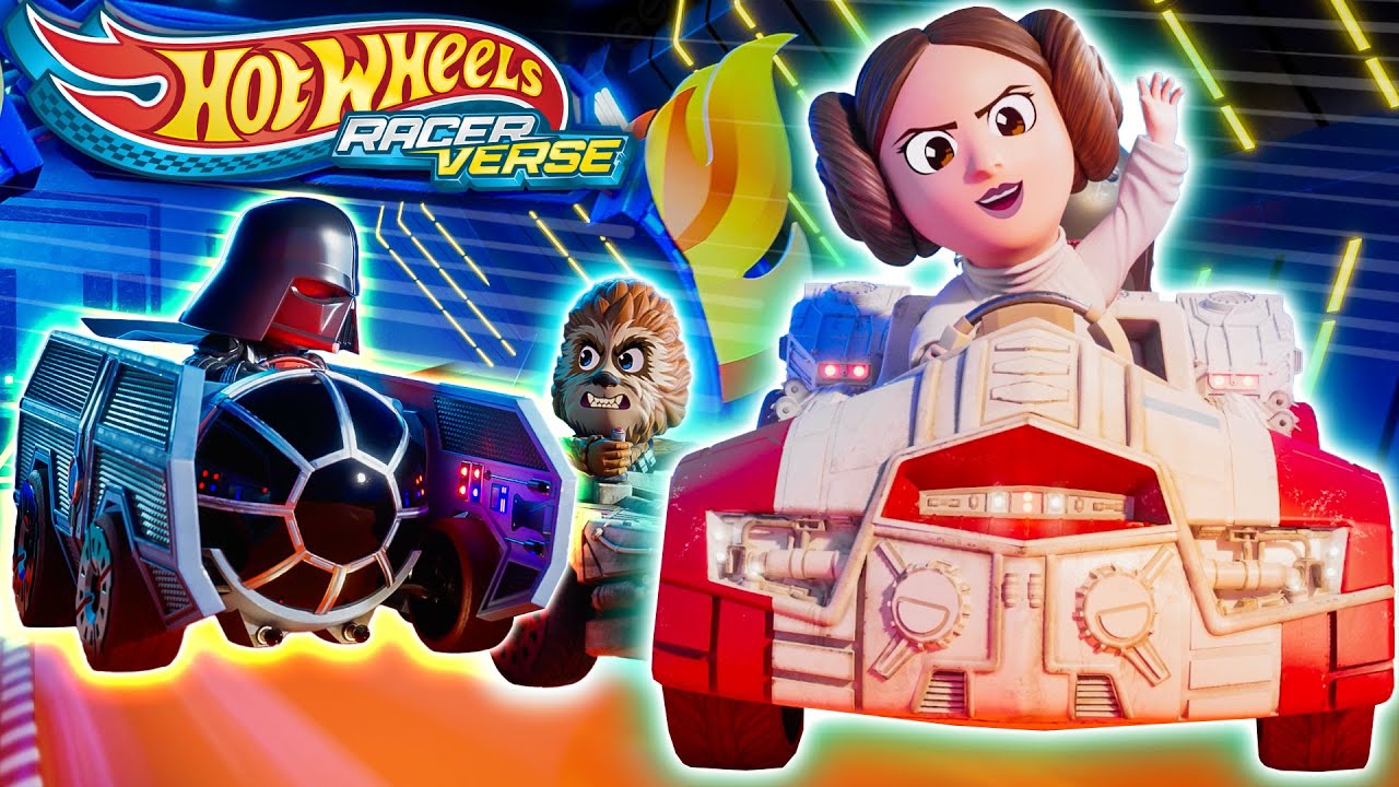STAR WARS&trade; Darth Vader and Boba Fett Chase Leia and Chewbacca in the Hot Wheels RacerVerse!