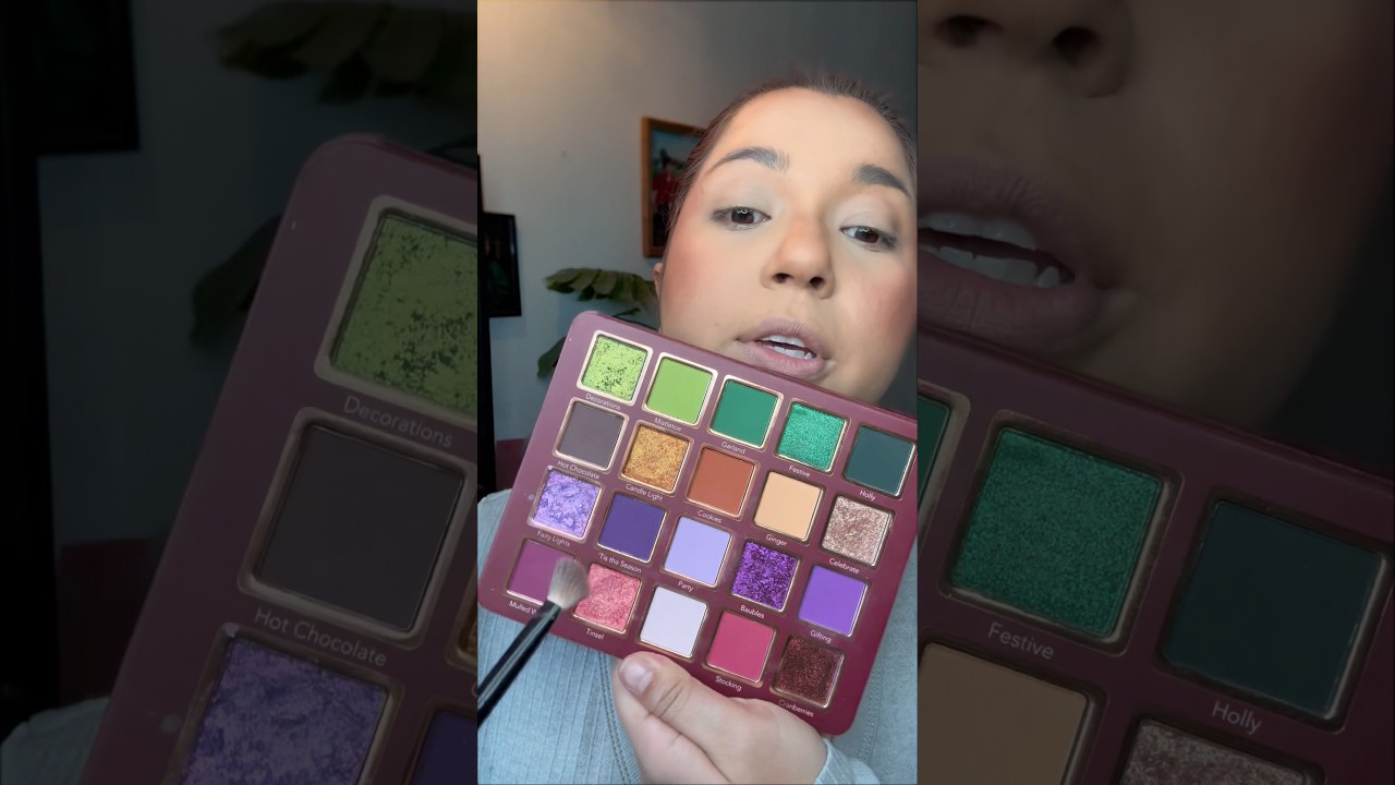 Палитра теней «Колесо» 🎨 Четверг 🎡✨ Фиолетовый макияж глаз с использованием кистей Cosmic Brushes...