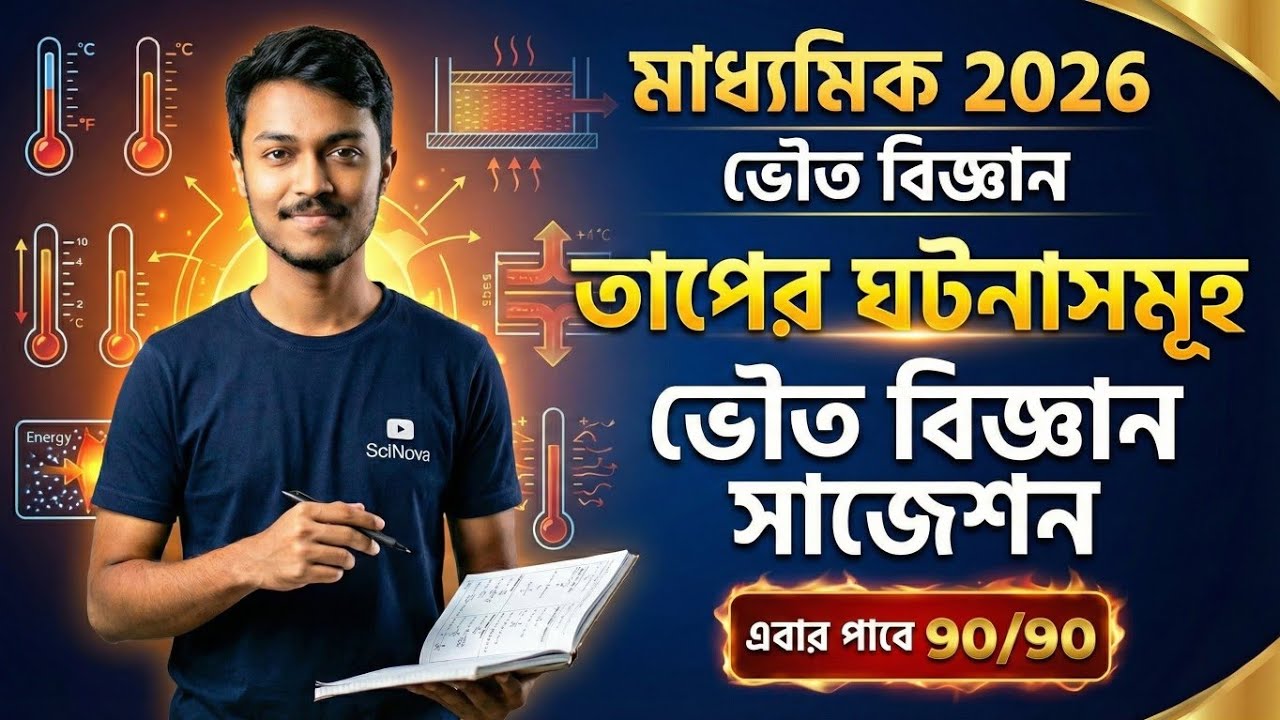 মাত্র এই কটা প্রশ্ন পড়লেই 🔥তাপের ঘটনাসমূহ থেকে 💯% কমন | মাধ্যমিক 2026 সাজেশন