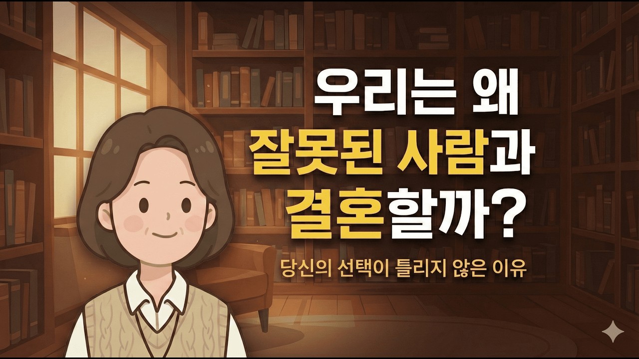 우리는 왜 잘못된 사람과 결혼할까? 후회가 사랑의 기술이 되는 순간