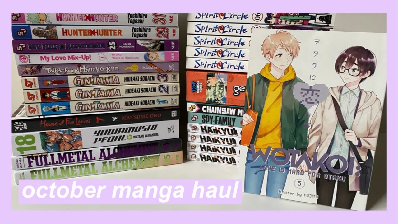 collective manga haul & unboxing - october 2021