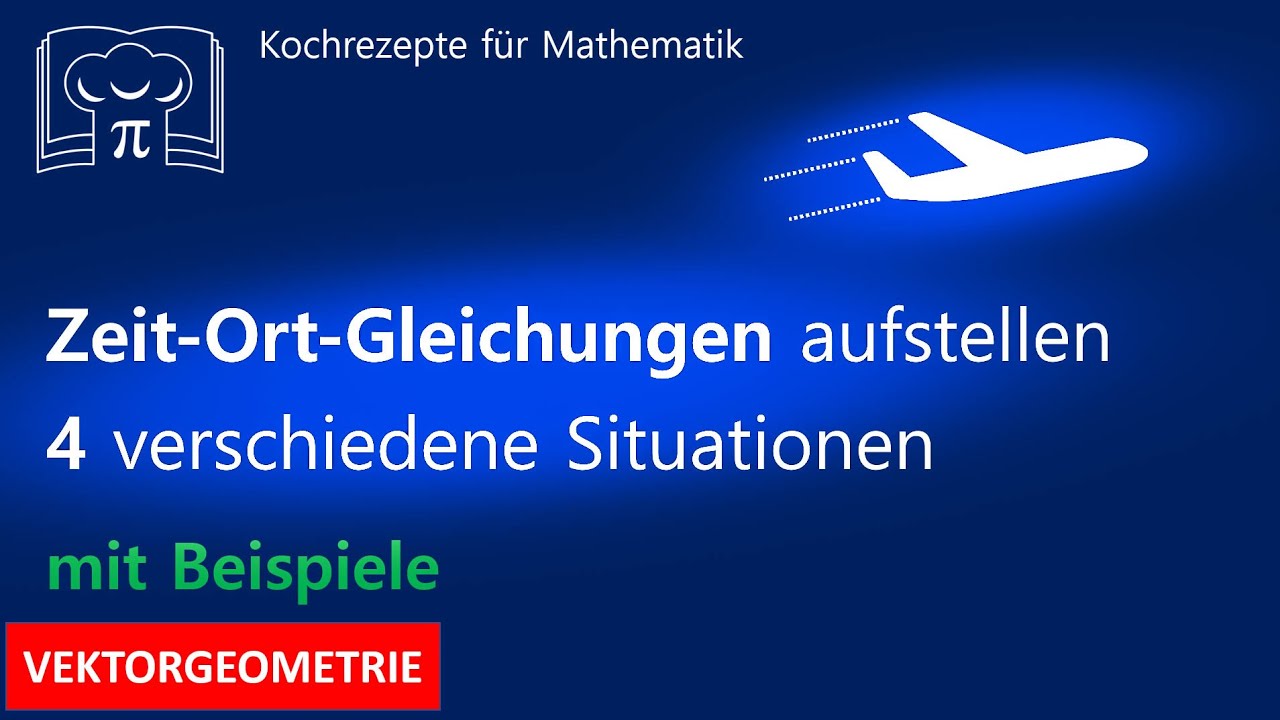 Modellieren geradlinigen Bewegungen - Zeit Ort Gleichung aufstellen
