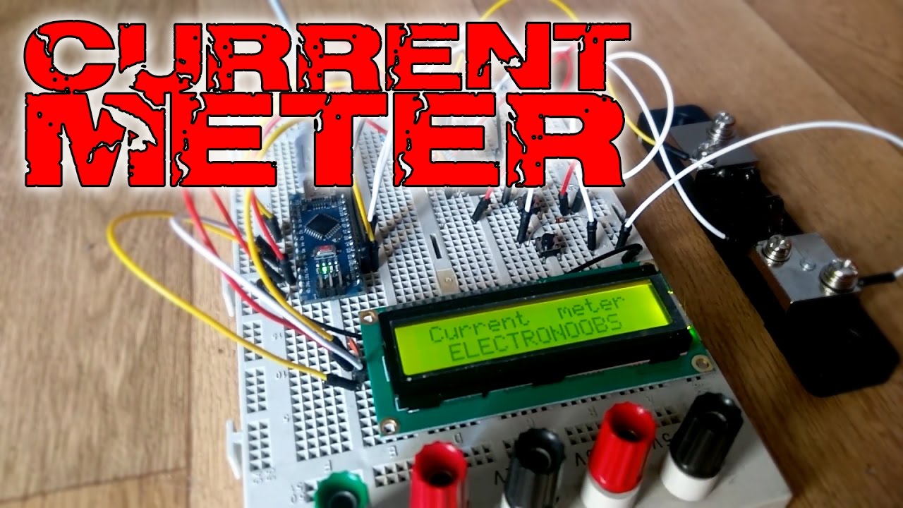 Измеритель тока на базе Arduino с ЖК-экраном i2c