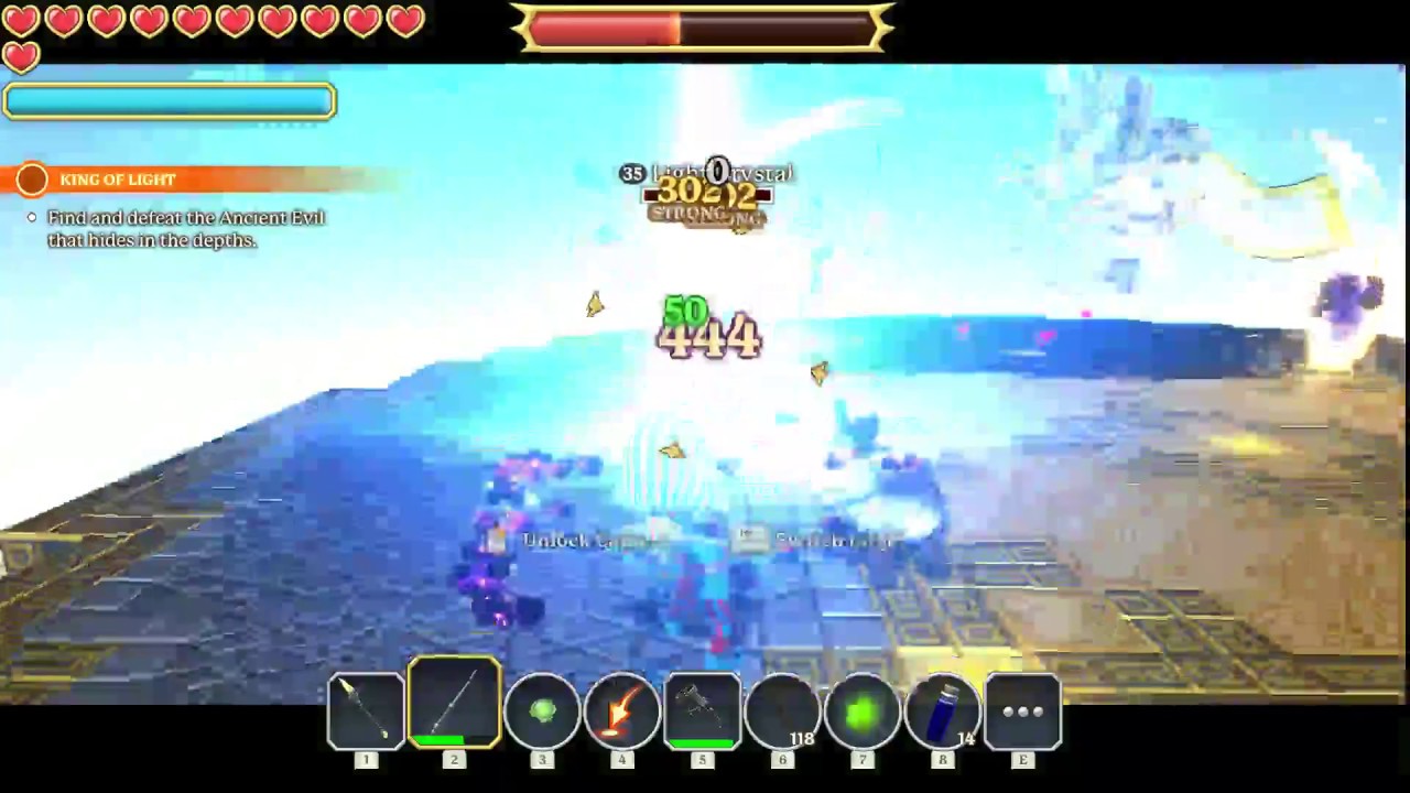 [Solo][Mage] Kill King Of Light in 3min - Portal Knights