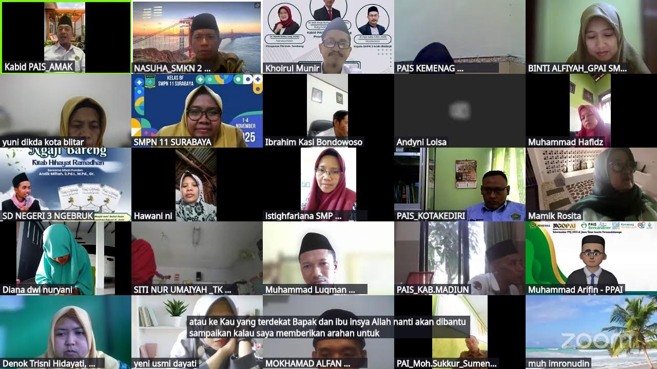 Sosialisasi pedoman kegiatan pais love ramadhan 2026