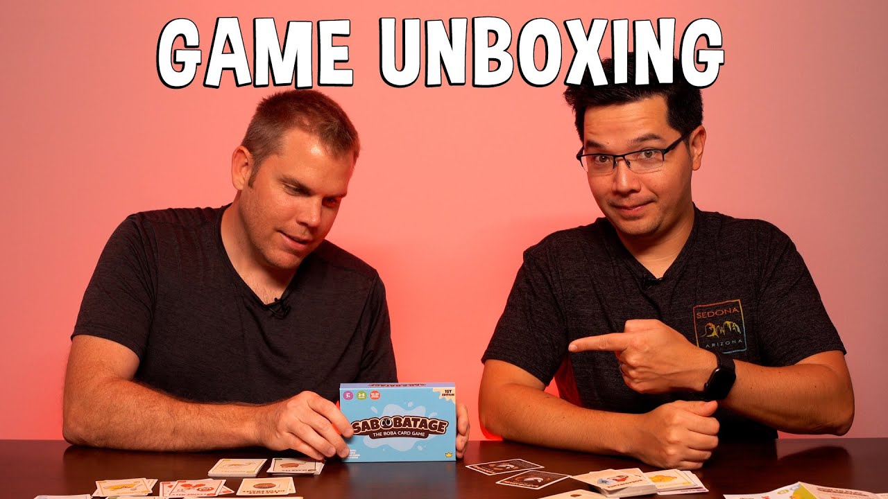 Sabobatage - Card Game Unboxing