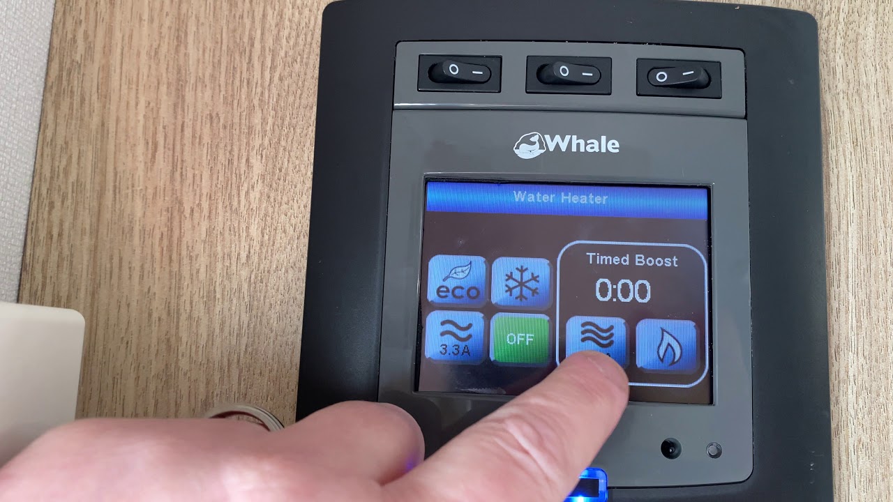 2019 Whale i-van control panel