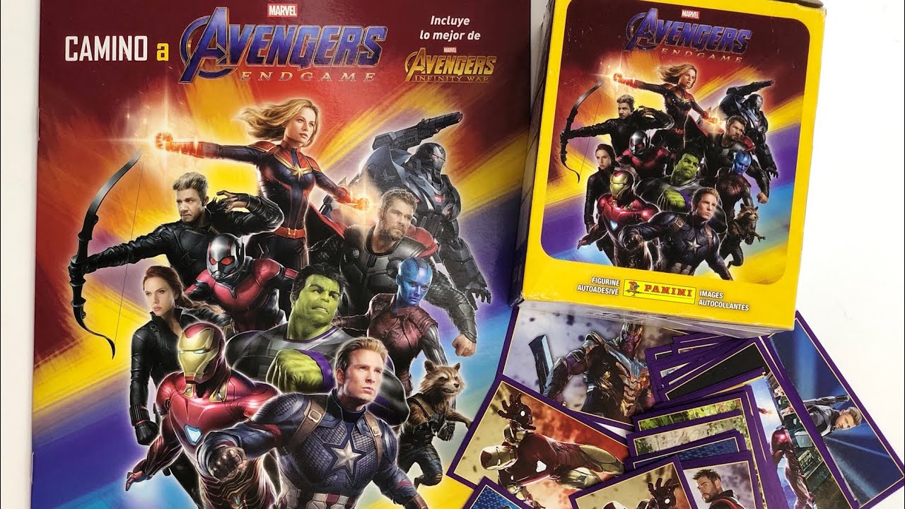 Avengers Endgame Álbum CAJA COMPLETA #Panini ► Juegos Juguetes y Coleccionables