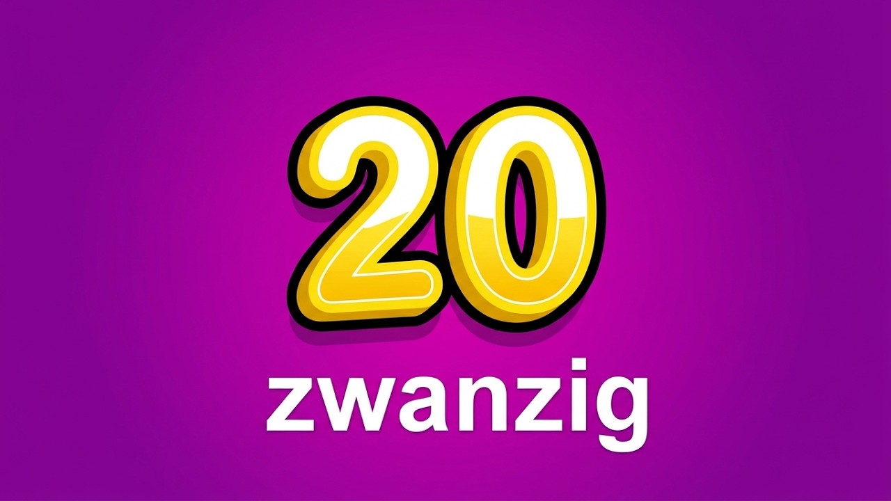 German Numbers 1-20 - Numbers song
