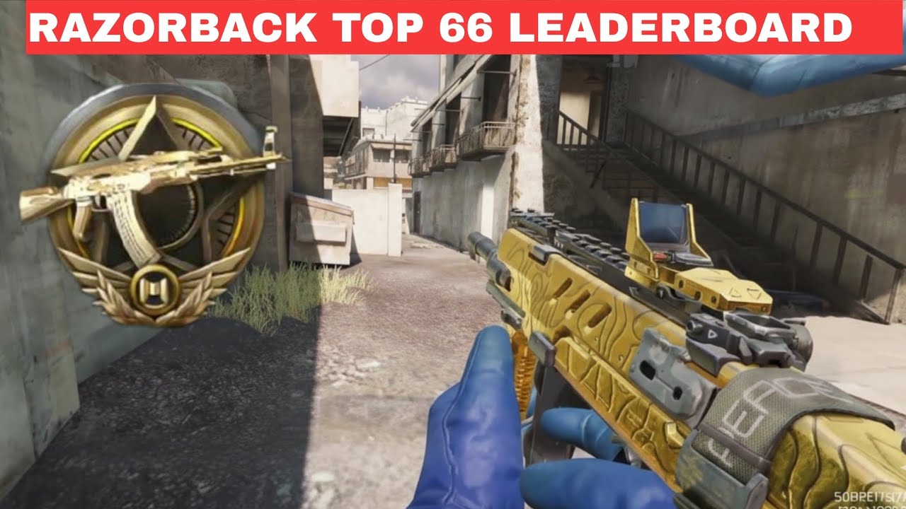 Razorback Top 66 Leaderboard CODM #filmyplays 
