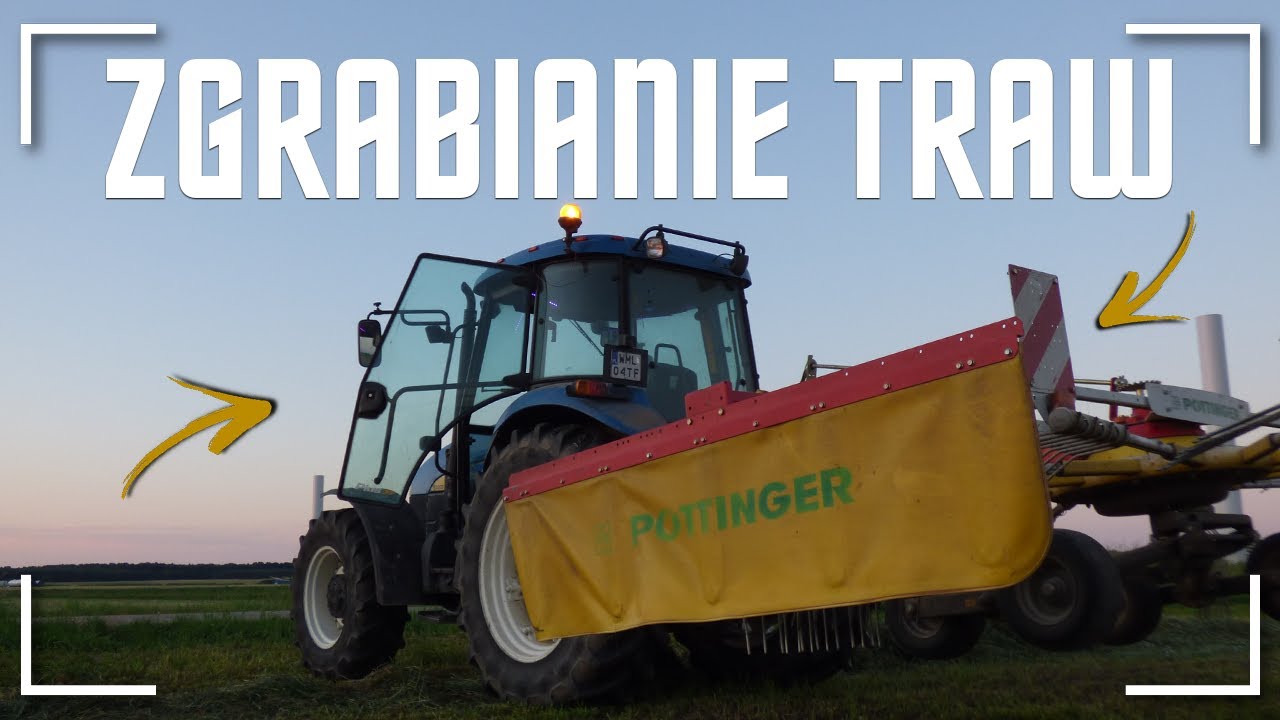 🔻 Zgrabianie Traw 2021 🔻Gr Prejs 💪 Td-ka w akcji ✔  (New holland TD 80 D & Pottinger top 422)