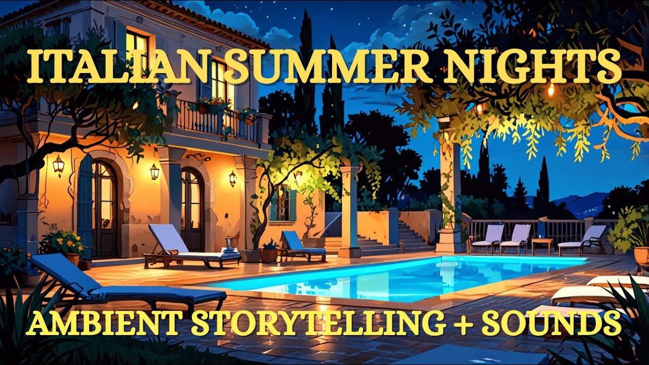Italian Summer Nights -  Sleep Stories Through Warm Streets, Wine & Sunset Dreams