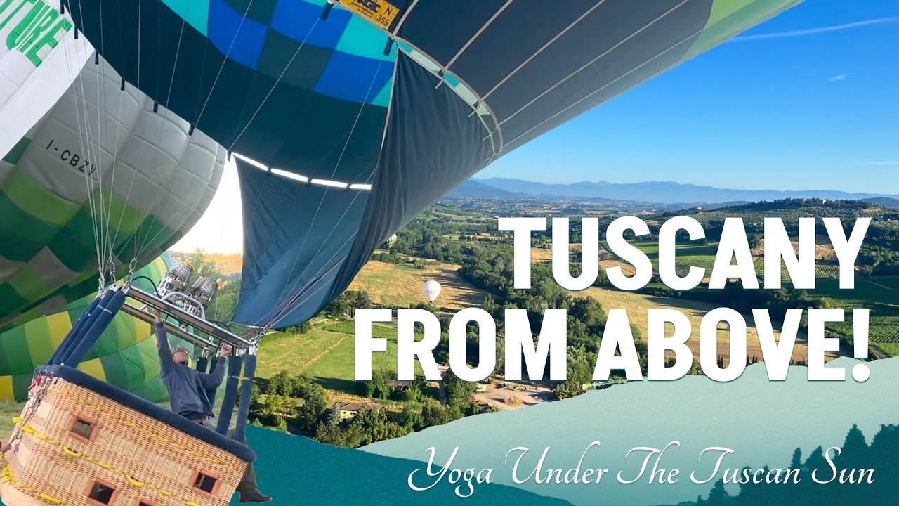 Experience Beautiful Tuscany From the Sky! 🌅 Tour Italy With Me 🇮🇹