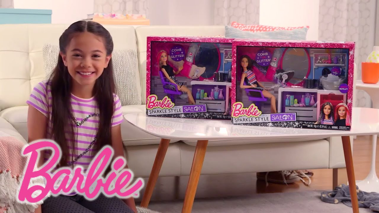 Barbie Sparkle Style Salon Demo Video | @Barbie