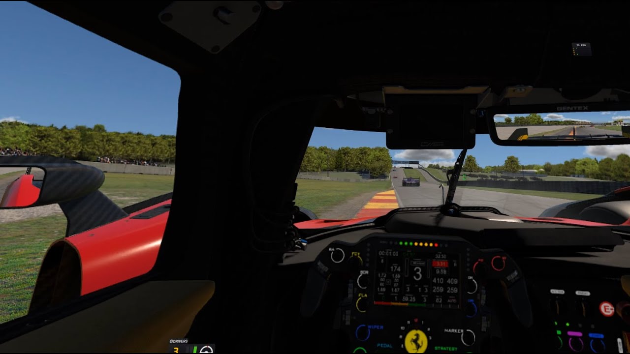 iRacing VR Gameplay - Ferrari GTP Road America 