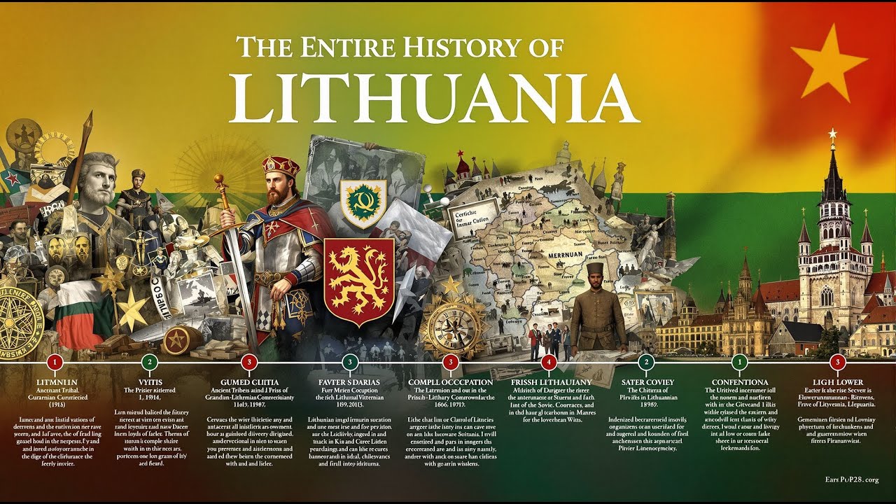 Kompletna historia Litwy: od czas&oacute;w starożytnych do wsp&oacute;łczesnej niepodległości