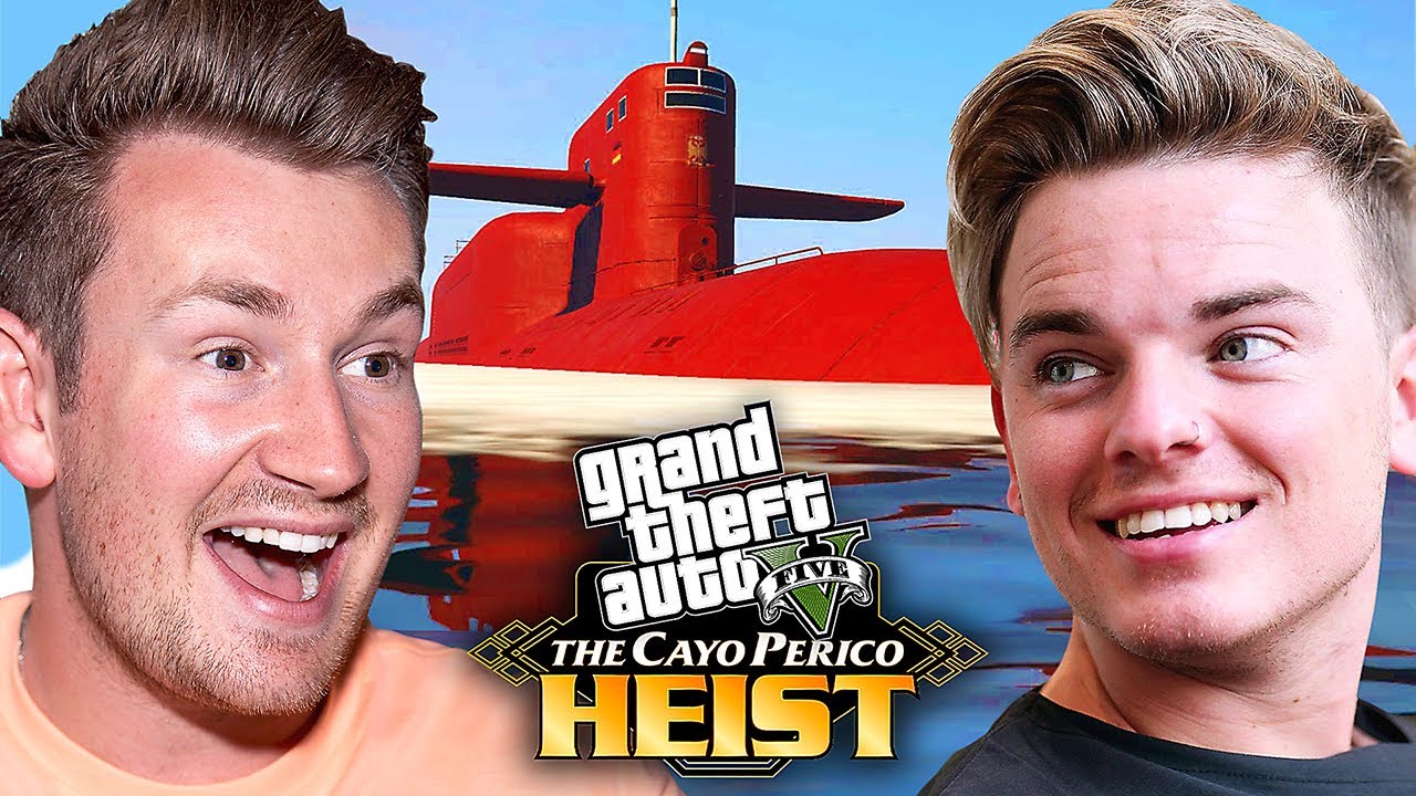 WE ROBBED A SUBMARINE... WITH A SUBMARINE | GTA 5 Cayo Perico Heist Part 2