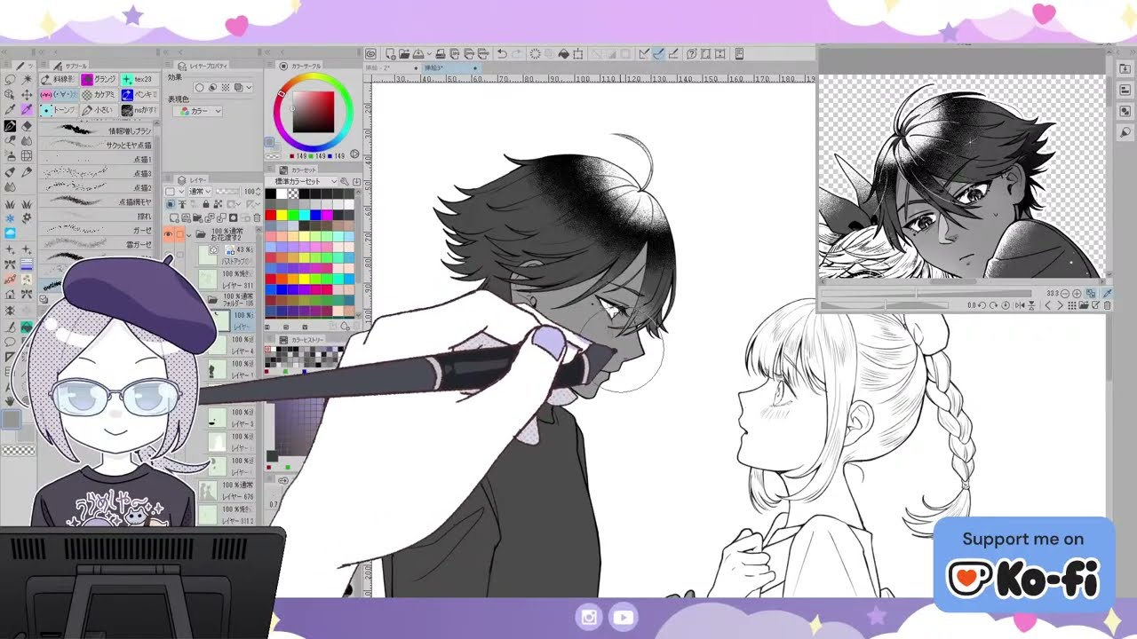 Say hi and draw with me☺️🎨✨️ Book interior illustrations and more【Part. 77】