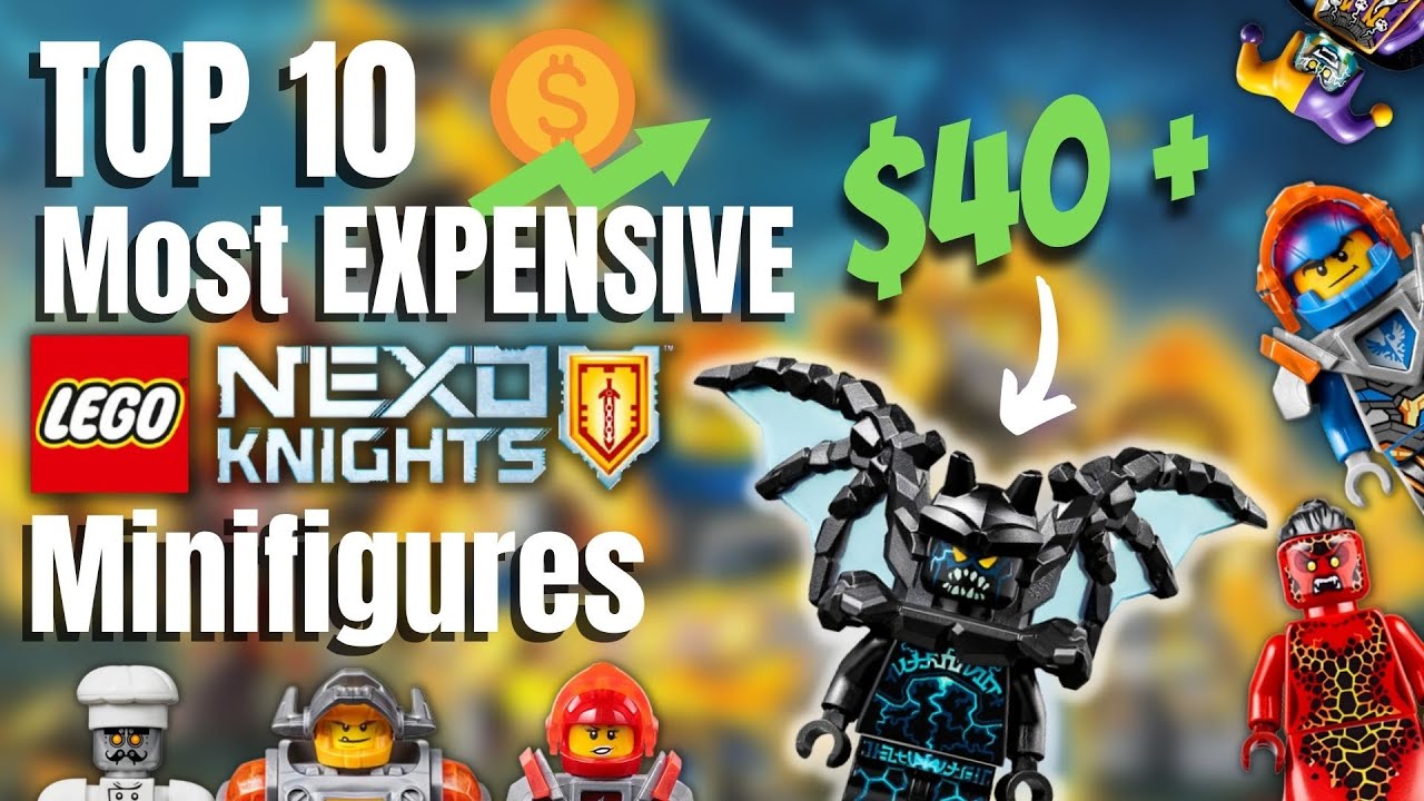 TOP 10 Most EXPENSIVE Lego Nexo Knights Minifigures!