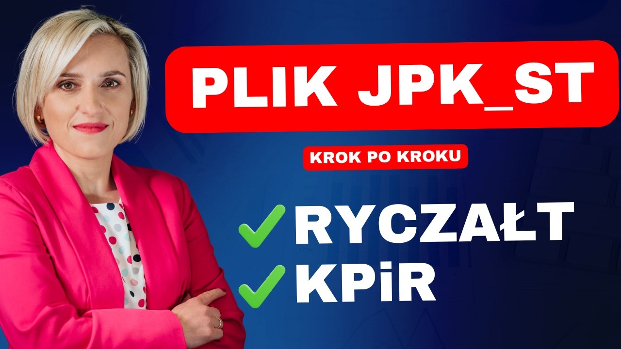JPK środków trwałych JPK_ST - krok po kroku. Ryczałt, KPiR